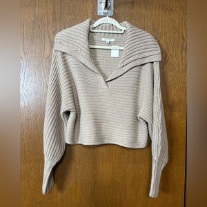 Cozy Beige Sweater NWOT